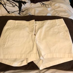 White J Crew Chino Shorts
